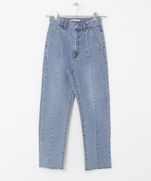 KBF(ケイビーエフ)の「BACKスリットデニム(デニムパンツ・レディース・ライトブルー/ノンウォッシュ/ナチュラル・34/36/38)」の14枚目の写真