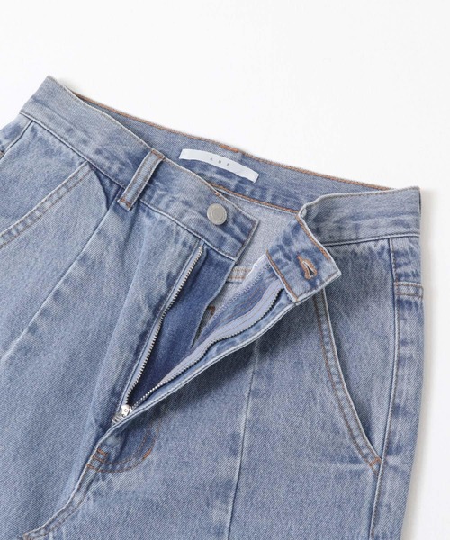 KBF(ケイビーエフ)の「BACKスリットデニム(デニムパンツ・レディース・ライトブルー/ノンウォッシュ/ナチュラル・34/36/38)」の15枚目の写真