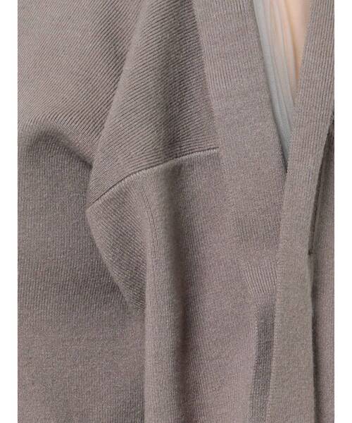 LAGUNAMOON(ラグナムーン)の「ショルダーチュールニットプルオーバー(ニット/セーター・レディース・モカ/ブラック/ホワイト・FREE)」の18枚目の写真