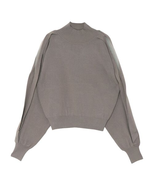 LAGUNAMOON(ラグナムーン)の「ショルダーチュールニットプルオーバー(ニット/セーター・レディース・モカ/ブラック/ホワイト・FREE)」の21枚目の写真