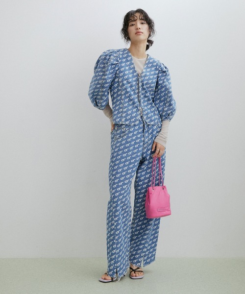 ADAM ET ROPE'（アダムエロペ）の「巾着ミニ2WAYバッグ（ショルダーバッグ・レディース・ブラック/ピンク/ライトグリーン/レッド・FREE）」の18枚目の写真