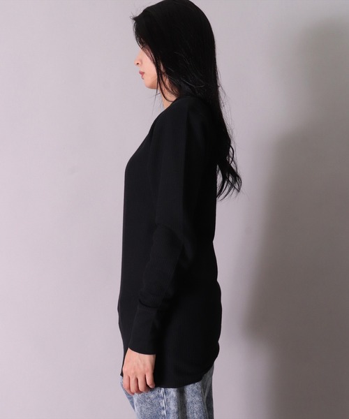 JEMORGAN(ジェーイーモーガン)の「(LK)【JEMORGAN】【パックT】ワッフル ヘンリーネック 長袖 Tシャツ(Tシャツ/カットソー・メンズ・ホワイト/ブラック/杢グレー/ナチュラル・MEDIUM/LARGE/X-LARGE)」の15枚目の写真