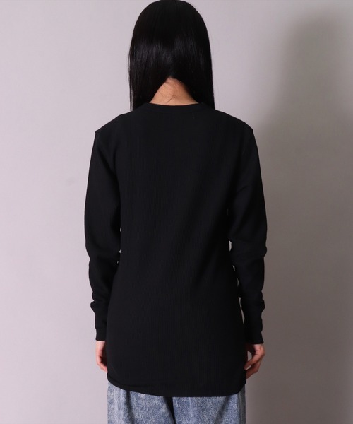 JEMORGAN(ジェーイーモーガン)の「(LK)【JEMORGAN】【パックT】ワッフル ヘンリーネック 長袖 Tシャツ(Tシャツ/カットソー・メンズ・ホワイト/ブラック/杢グレー/ナチュラル・MEDIUM/LARGE/X-LARGE)」の16枚目の写真