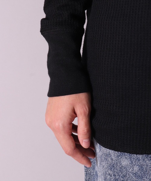 JEMORGAN(ジェーイーモーガン)の「(LK)【JEMORGAN】【パックT】ワッフル ヘンリーネック 長袖 Tシャツ(Tシャツ/カットソー・メンズ・ホワイト/ブラック/杢グレー/ナチュラル・MEDIUM/LARGE/X-LARGE)」の19枚目の写真