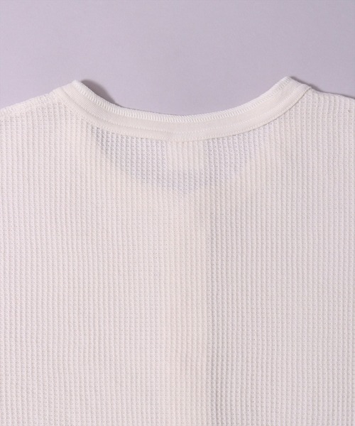 JEMORGAN(ジェーイーモーガン)の「(LK)【JEMORGAN】【パックT】ワッフル ヘンリーネック 長袖 Tシャツ(Tシャツ/カットソー・メンズ・ホワイト/ブラック/杢グレー/ナチュラル・MEDIUM/LARGE/X-LARGE)」の22枚目の写真