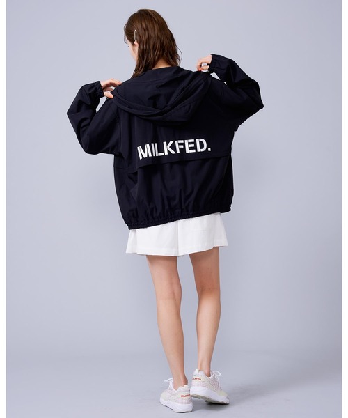 MILKFED.(ミルクフェド)の「BACK LOGO MOUNTAIN PARKA(マウンテンパーカー・レディース・ライトグリーン/レッド/オフホワイト/ブラック・S/M)」の19枚目の写真