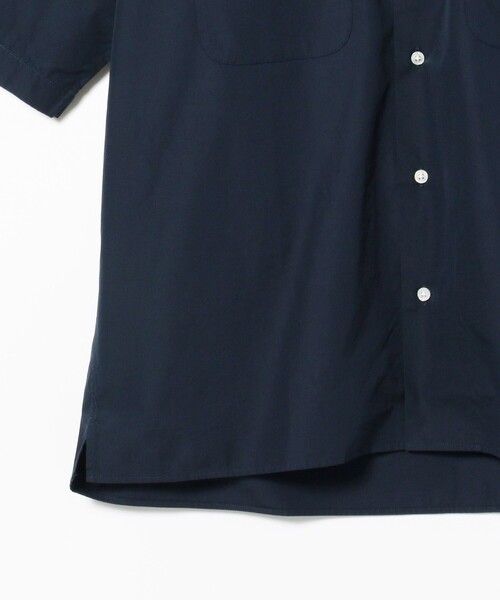 BEAMS LIGHTS（ビームスライツ）の「BEAMS LIGHTS / トーマスメイソン 半袖 オープンカラー シャツ（シャツ/ブラウス・メンズ・ホワイト/ネイビー・1/2/3/4）」の14枚目の写真