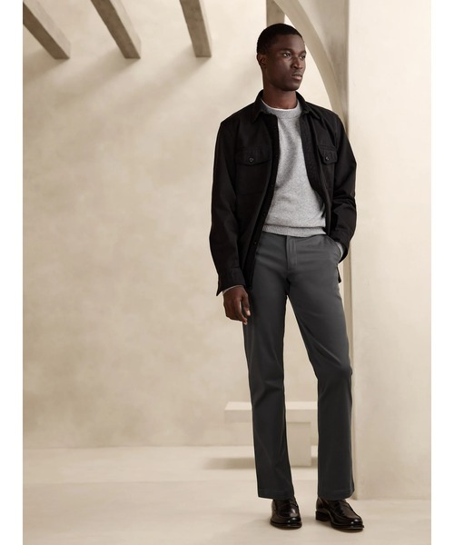 Banana Republic（バナナリパブリック）の「Rapid Movement ストレートチノパンツ（チノパンツ・メンズ・ネイビー/ベージュ/ブラック/ライトブラウン/チャコールグレー・31W 30L/29W 30L/30W 30L/33W 30L/32W 30L/28W 30L/34W 30L）」の7枚目の写真