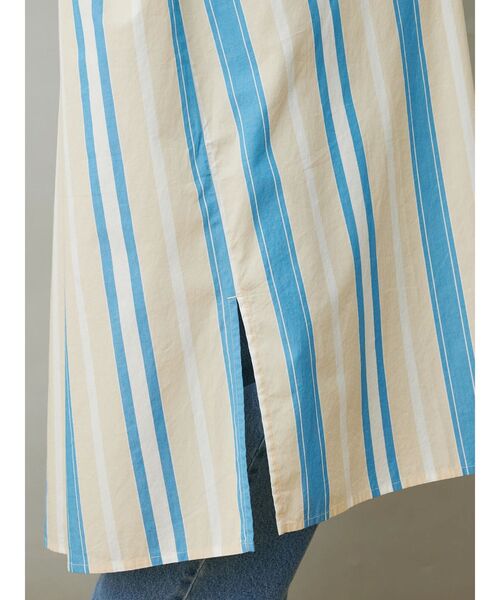 CRAFT STANDARD BOUTIQUE(クラフトスタンダードブティック)の「スキッパーワンピース(ワンピース・レディース・グレー系その他2/サックスブルー系3/ブルー系その他6/オフホワイト/イエロー系その他2・FREE)」の15枚目の写真