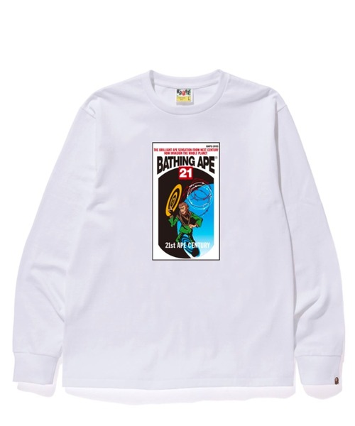 BATHING APE L/S TEE M