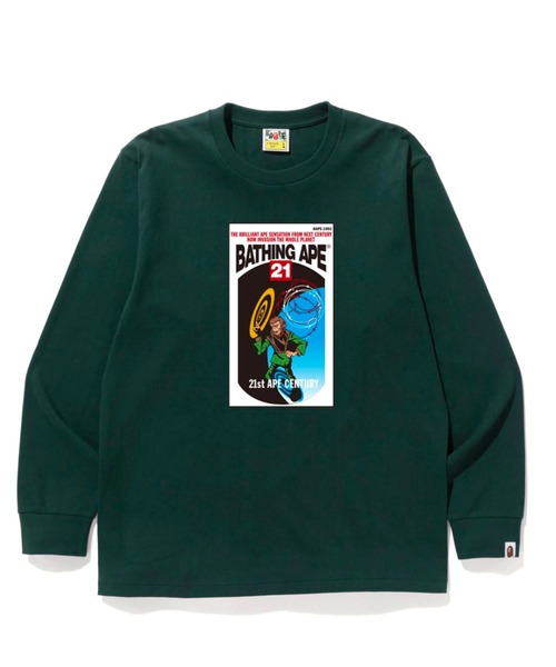 BATHING APE L/S TEE M