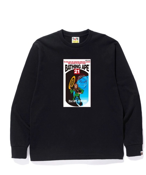 BATHING APE L/S TEE M