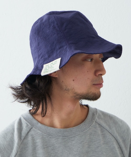 CIAOPANIC TYPY(チャオパニックティピー)の「□ワッシャーナイロンチューリップハット(ハット・メンズ・ブルー/ベージュ/ブラック・ONE SIZE)」の5枚目の写真
