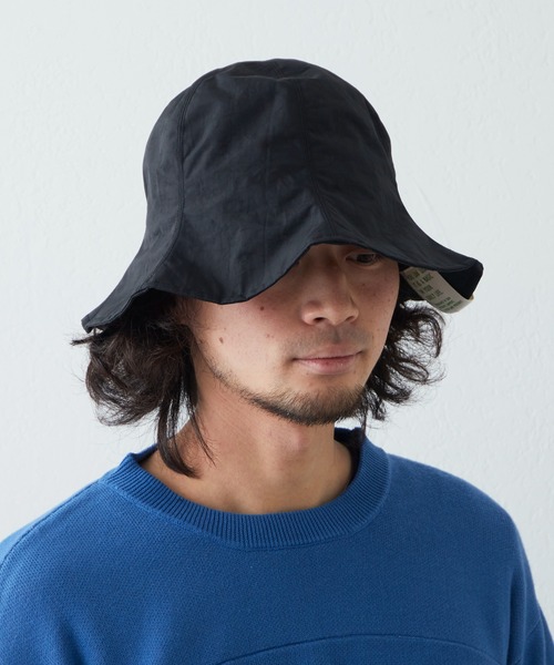 CIAOPANIC TYPY(チャオパニックティピー)の「□ワッシャーナイロンチューリップハット(ハット・メンズ・ブルー/ベージュ/ブラック・ONE SIZE)」の14枚目の写真
