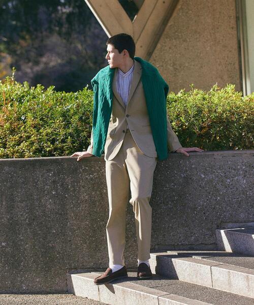 green label relaxing（グリーンレーベルリラクシング）の「TRホップサック ナロー ユーティリティ パンツ 9分丈 -ストレッチ-（その他パンツ・メンズ・グレー/ベージュ/ネイビー・L/S/XL/M/XS）」の4枚目の写真