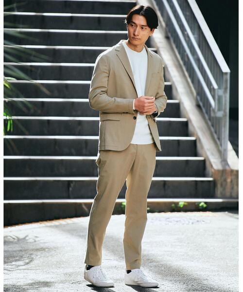 green label relaxing（グリーンレーベルリラクシング）の「TRホップサック ナロー ユーティリティ パンツ 9分丈 -ストレッチ-（その他パンツ・メンズ・グレー/ベージュ/ネイビー・L/S/XL/M/XS）」の6枚目の写真