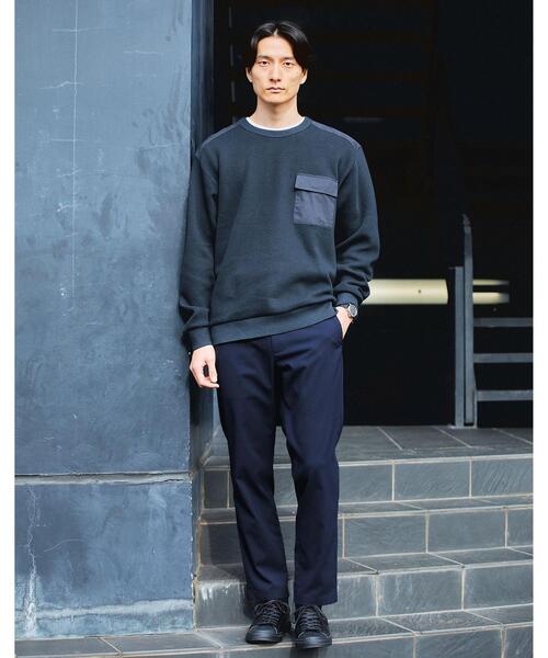 green label relaxing（グリーンレーベルリラクシング）の「TRホップサック ナロー ユーティリティ パンツ 9分丈 -ストレッチ-（その他パンツ・メンズ・グレー/ベージュ/ネイビー・L/S/XL/M/XS）」の8枚目の写真