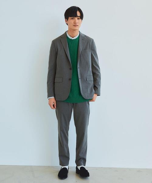 green label relaxing（グリーンレーベルリラクシング）の「TRホップサック ナロー ユーティリティ パンツ 9分丈 -ストレッチ-（その他パンツ・メンズ・グレー/ベージュ/ネイビー・L/S/XL/M/XS）」の10枚目の写真