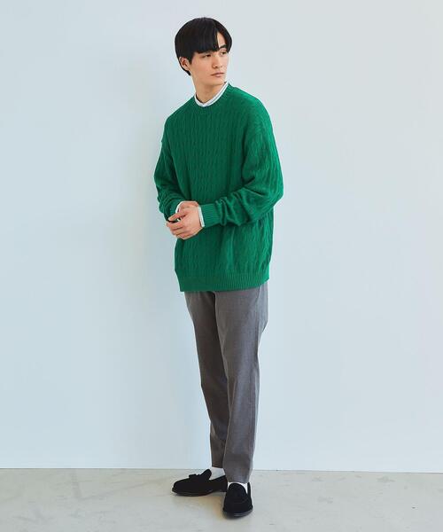 green label relaxing（グリーンレーベルリラクシング）の「TRホップサック ナロー ユーティリティ パンツ 9分丈 -ストレッチ-（その他パンツ・メンズ・グレー/ベージュ/ネイビー・L/S/XL/M/XS）」の11枚目の写真