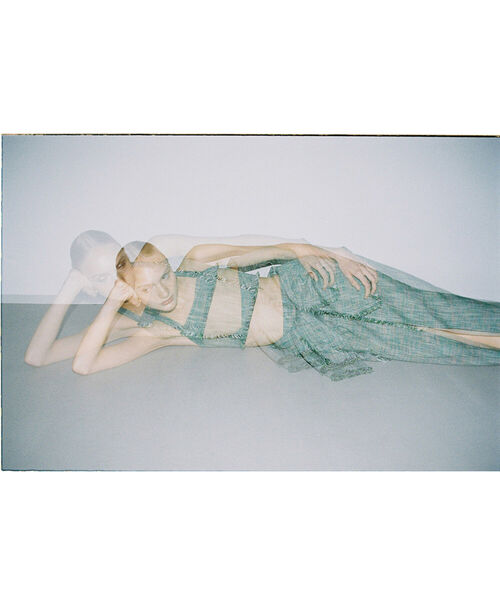 Ray BEAMS（レイビームス）の「Ray BEAMS / ツイード ビスチェ（キャミソール・レディース・レッド/グリーン・0/1）」の13枚目の写真