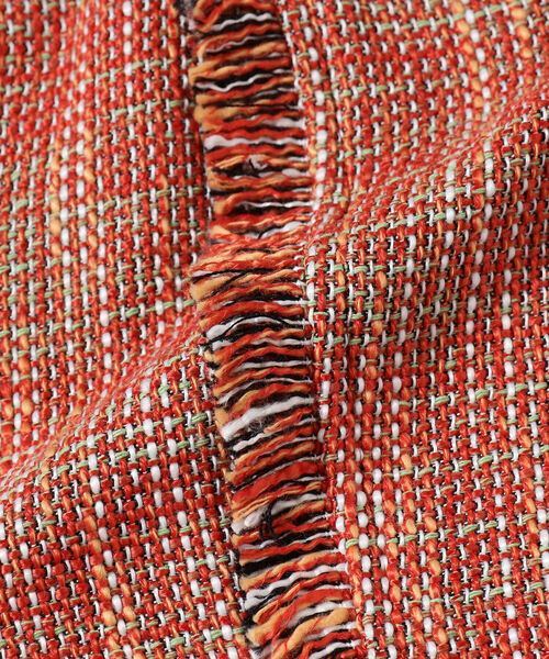 Ray BEAMS（レイビームス）の「Ray BEAMS / ツイード ビスチェ（キャミソール・レディース・レッド/グリーン・0/1）」の6枚目の写真