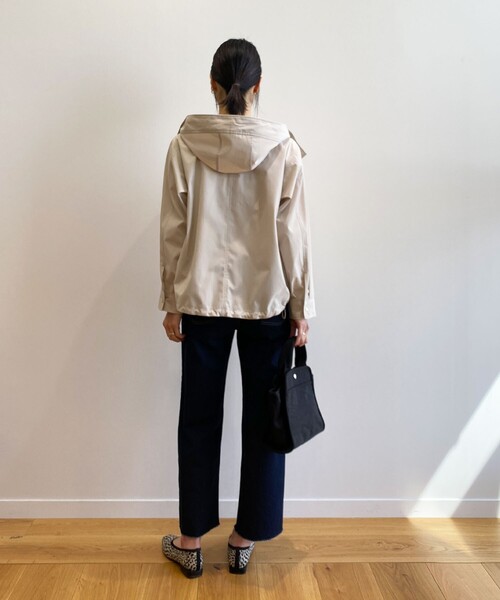 OPAQUE.CLIP（オペークドットクリップ）の「◆コットン混デニム ストレートカットオフパンツ（デニムパンツ・レディース・ブルー/チャコールグレー/ダークネイビー・38/36）」の20枚目の写真