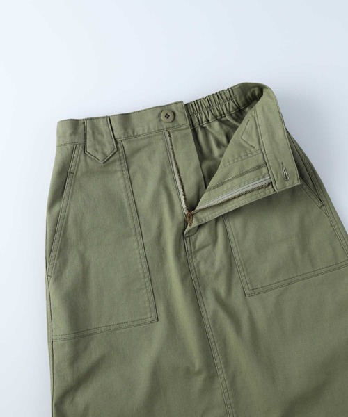 BACK NUMBER（バックナンバー）の「【BACK NUMBER】ベイカースカート（スカート・レディース・カーキブラウン/ベージュ・M/L）」の12枚目の写真