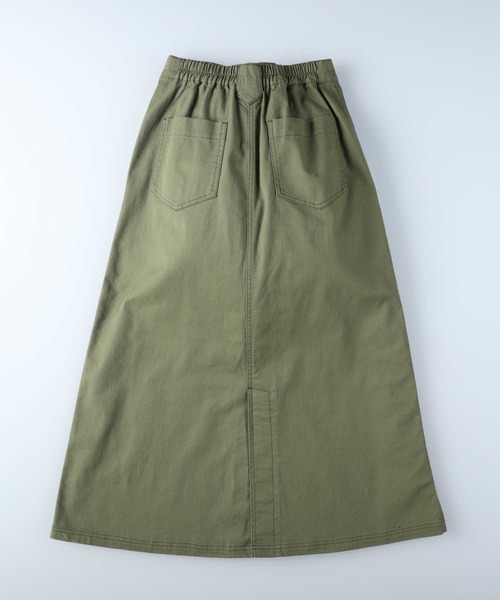 BACK NUMBER（バックナンバー）の「【BACK NUMBER】ベイカースカート（スカート・レディース・カーキブラウン/ベージュ・M/L）」の9枚目の写真