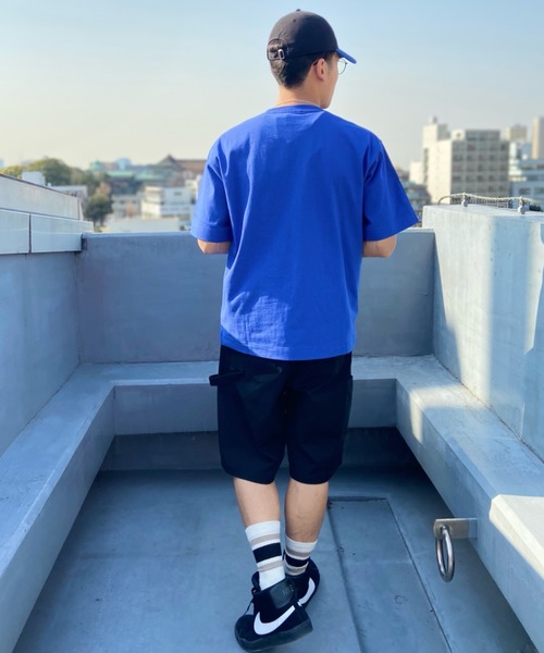 ELEMENT（エレメント）の「ELEMENT/エレメント ペインターハーフパンツ オーバーサイズ/ワイドショーツ 無地  SHOD SHORTS W_9  BD021-614（その他パンツ・メンズ・ネイビー/ベージュ/ブラック×ブラック・M/L/XL）」の13枚目の写真