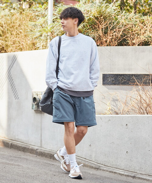 【スウェット+インナーの2点SET】ヘビーウェイトコットンオーバーサイズスウェット