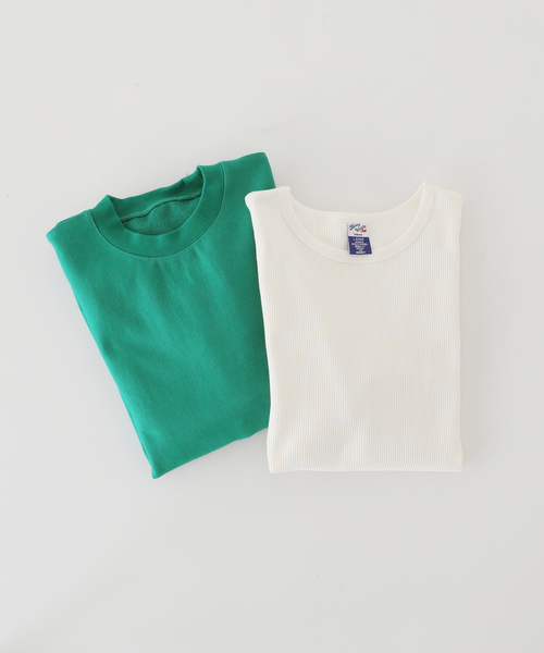 【スウェット+インナーの2点SET】ヘビーウェイトコットンオーバーサイズスウェット