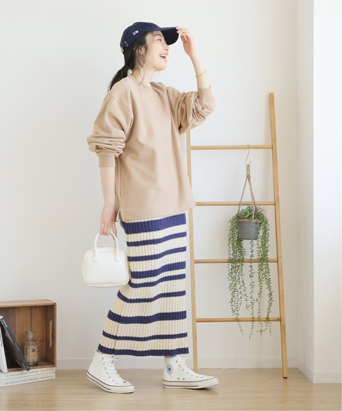 【スウェット+インナーの2点SET】ヘビーウェイトコットンオーバーサイズスウェット