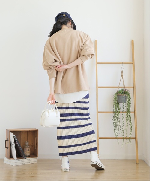 【スウェット+インナーの2点SET】ヘビーウェイトコットンオーバーサイズスウェット