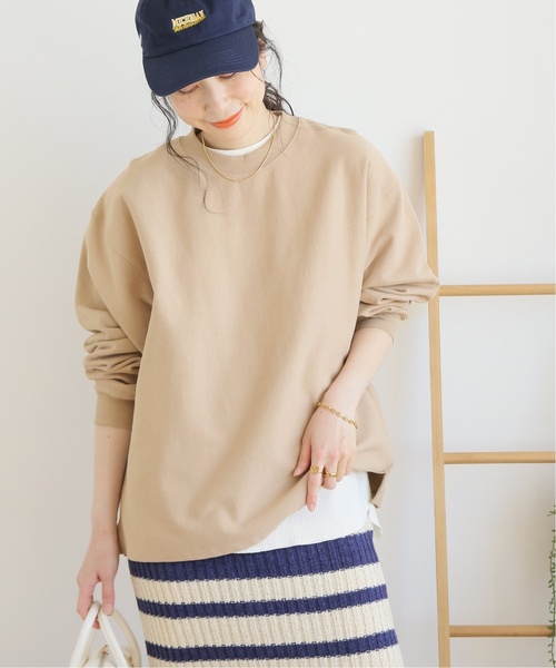 【スウェット+インナーの2点SET】ヘビーウェイトコットンオーバーサイズスウェット