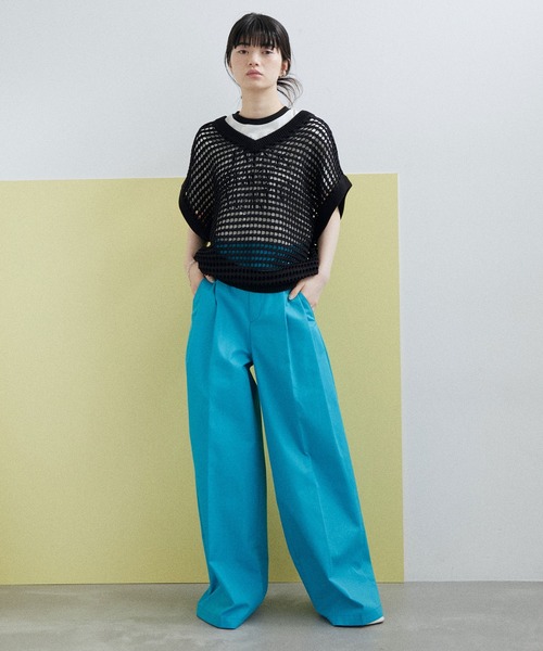 見逃し厳禁！おトクな ADAM ET ROPE'（アダムエロペ）の「【WEB限定】クロシェ2WAY トップス