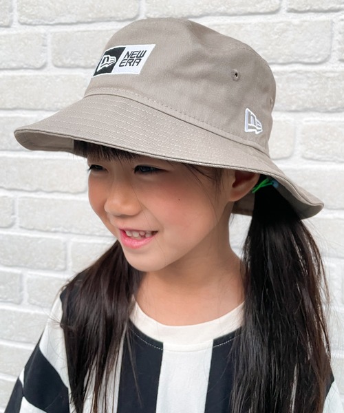 NEW ERA（ニューエラ）の「ニューエラキッズ バケットハット ボックスロゴ ONSPOTZ別注（ハット・キッズ・ブラック/ベージュ・S/M/L/XL/M/L）」の21枚目の写真