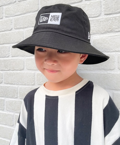 NEW ERA（ニューエラ）の「ニューエラキッズ バケットハット ボックスロゴ ONSPOTZ別注（ハット・キッズ・ブラック/ベージュ・S/M/L/XL/M/L）」の11枚目の写真