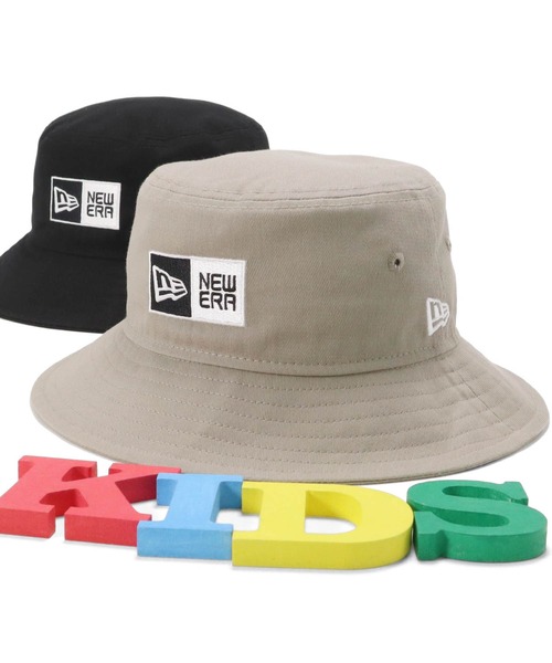 NEW ERA（ニューエラ）の「ニューエラキッズ バケットハット ボックスロゴ ONSPOTZ別注（ハット・キッズ・ブラック/ベージュ・S/M/L/XL/M/L）」の22枚目の写真