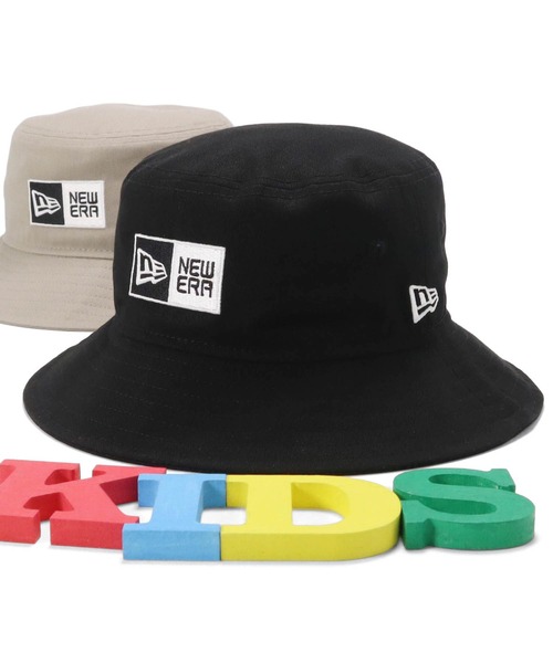 NEW ERA（ニューエラ）の「ニューエラキッズ バケットハット ボックスロゴ ONSPOTZ別注（ハット・キッズ・ブラック/ベージュ・S/M/L/XL/M/L）」の12枚目の写真