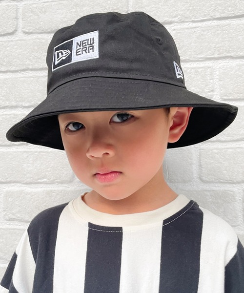 NEW ERA（ニューエラ）の「ニューエラキッズ バケットハット ボックスロゴ ONSPOTZ別注（ハット・キッズ・ブラック/ベージュ・S/M/L/XL/M/L）」の10枚目の写真