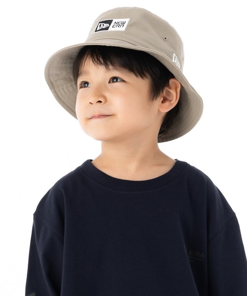 NEW ERA（ニューエラ）の「ニューエラキッズ バケットハット ボックスロゴ ONSPOTZ別注（ハット・キッズ・ブラック/ベージュ・S/M/L/XL/M/L）」の14枚目の写真