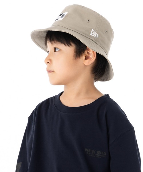 NEW ERA（ニューエラ）の「ニューエラキッズ バケットハット ボックスロゴ ONSPOTZ別注（ハット・キッズ・ブラック/ベージュ・S/M/L/XL/M/L）」の16枚目の写真
