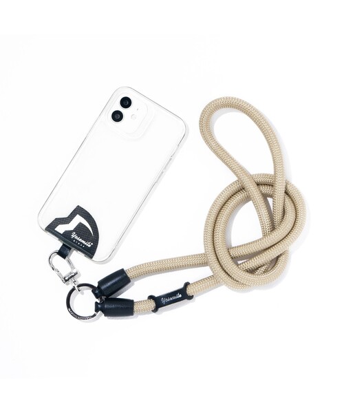 bpr BEAMS（ビーピーアール ビームス ）の「Extended Photographic Material / YOSEMITE MOBILE STRAP（スマホグッズ・レディース・グレー/ブラック/オリーブ/ピンク/オレンジ/ベージュ/シルバー/イエロー/ブルー/ダークブラウン/サックスブルー・ONE SIZE）」の4枚目の写真