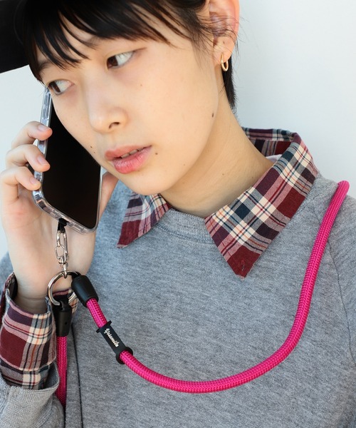 bpr BEAMS（ビーピーアール ビームス ）の「Extended Photographic Material / YOSEMITE MOBILE STRAP（スマホグッズ・レディース・グレー/ブラック/オリーブ/ピンク/オレンジ/ベージュ/シルバー/イエロー/ブルー/ダークブラウン/サックスブルー・ONE SIZE）」の9枚目の写真