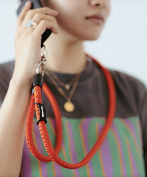 bpr BEAMS（ビーピーアール ビームス ）の「Extended Photographic Material / YOSEMITE MOBILE STRAP（スマホグッズ・レディース・グレー/ブラック/オリーブ/ピンク/オレンジ/ベージュ/シルバー/イエロー/ブルー/ダークブラウン/サックスブルー・ONE SIZE）」の10枚目の写真