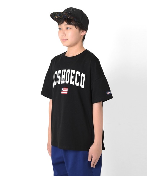 GLAZOS（グラソス）の「【DC】アーチロゴプリントビッグ半袖Tシャツ（Tシャツ/カットソー・キッズ・ホワイト/グリーン/エンジ/ブラック・150cm/160cm）」の16枚目の写真