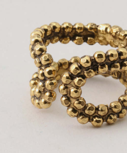 La TOTALITE（ラトータリテ）の「【ADER.BIJOUX/アデル ビジュー】CUTsteel ring（リング・レディース・ゴールド・FREE）」の3枚目の写真