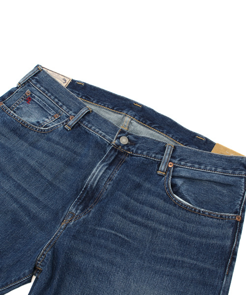 POLO RALPH LAUREN（ポロ ラルフ ローレン）の「Hampton ストレートフィット ジーンズ（デニムパンツ・メンズ・ブルー・34/32/36/32/42/32/28/32/30/30/32/32/38/32/28/30/30/32/40/32）」の3枚目の写真