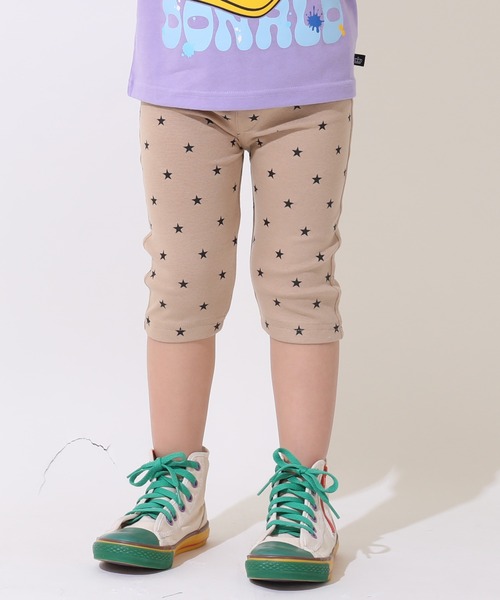 BABYDOLL（ベビードール）の「通販限定カラーあり ウルトラストレッチ6分丈ハーフパンツ [総柄] 6520K（その他パンツ・キッズ・ブラック系1/ブラック系その他/オレンジ/ピンク系その他7/ブラック×ホワイト/イエロー×グリーン/スカイブルー系1/チャコールグレー/ブラック系2/ストーン/ネイビー/ベビーピンク/バイオレット/ダークブラウン系/ホワイト/イエロー/ベージュ/オフホワイト/ホワイト系その他2/ホワイト系その他/ベージュ系その他/ゴールド・100cm/120cm/130cm/80ｃｍ/90cm/110cm/140cm/150cm）」の11枚目の写真