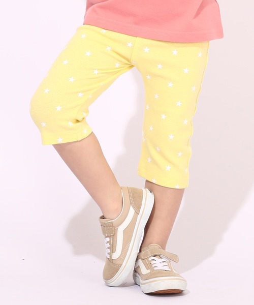 BABYDOLL（ベビードール）の「通販限定カラーあり ウルトラストレッチ6分丈ハーフパンツ [総柄] 6520K（その他パンツ・キッズ・ブラック系1/ブラック系その他/オレンジ/ピンク系その他7/ブラック×ホワイト/イエロー×グリーン/スカイブルー系1/チャコールグレー/ブラック系2/ストーン/ネイビー/ベビーピンク/バイオレット/ダークブラウン系/ホワイト/イエロー/ベージュ/オフホワイト/ホワイト系その他2/ホワイト系その他/ベージュ系その他/ゴールド・100cm/120cm/130cm/80ｃｍ/90cm/110cm/140cm/150cm）」の17枚目の写真